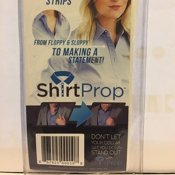 adhesive collar stays - Picture 1 of 1